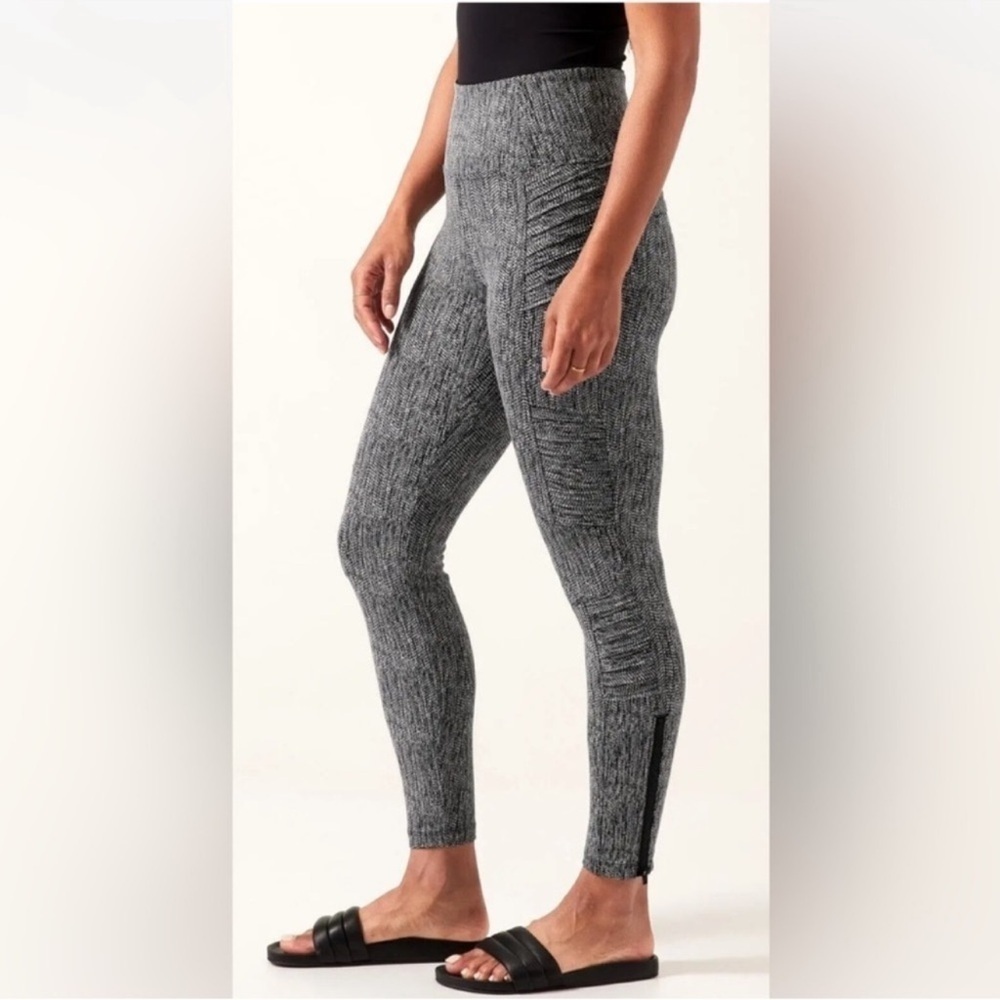 Athleta Delancey Textured Moto Tight - Picture 11 of 11